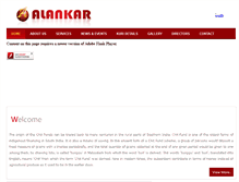 Tablet Screenshot of alankarkuries.com